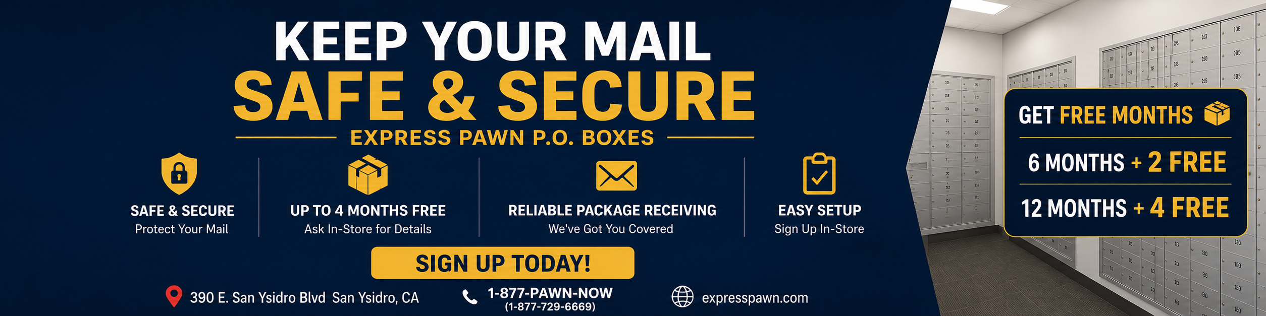 Po box service san diego